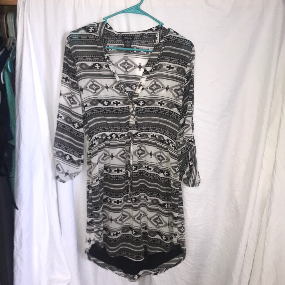 3/4 sleeves dress